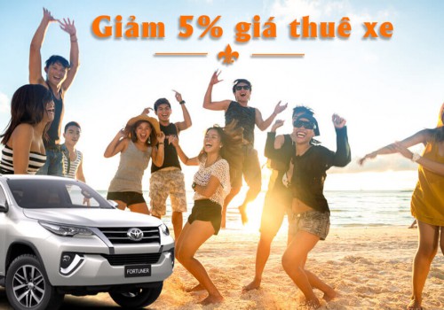 Giảm 5% Giá Thuê Xe Vào Các Ngày Trong Tuần