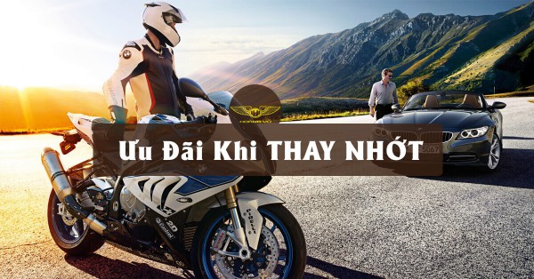 Miễn Phí Rửa Xe Khi Thay Nhớt