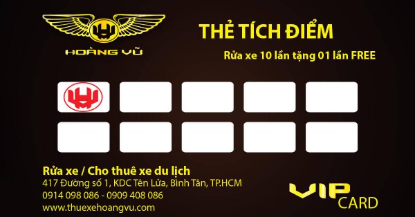 Chương Trình “Tích Điểm Miễn Phí Rửa Xe”