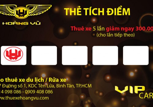 Chương Trình “Tích Điểm Giảm Giá Thuê Xe”