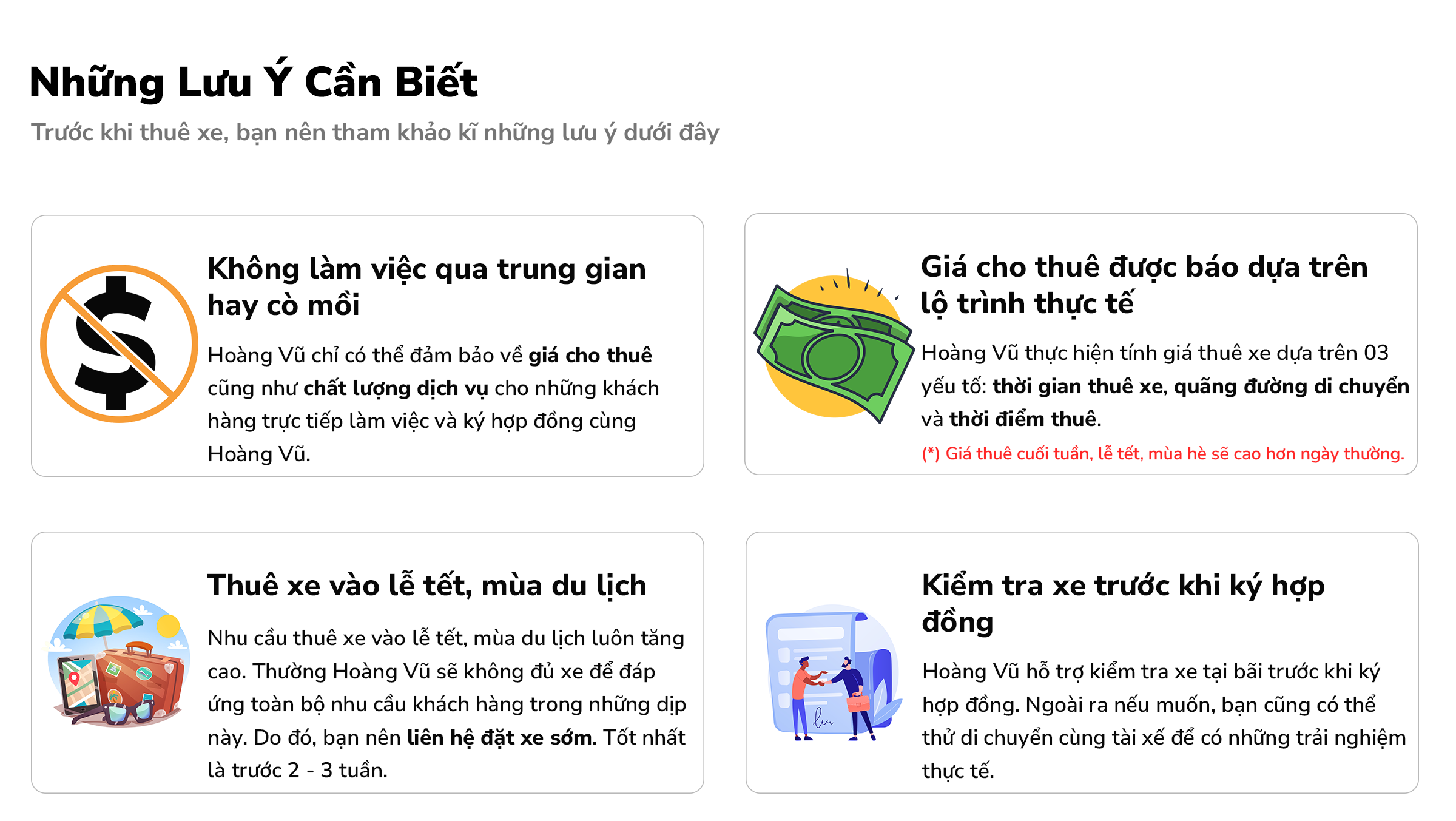 Những lưu ý trước khi cần biết trước khi thuê xe 29 chỗ - pc