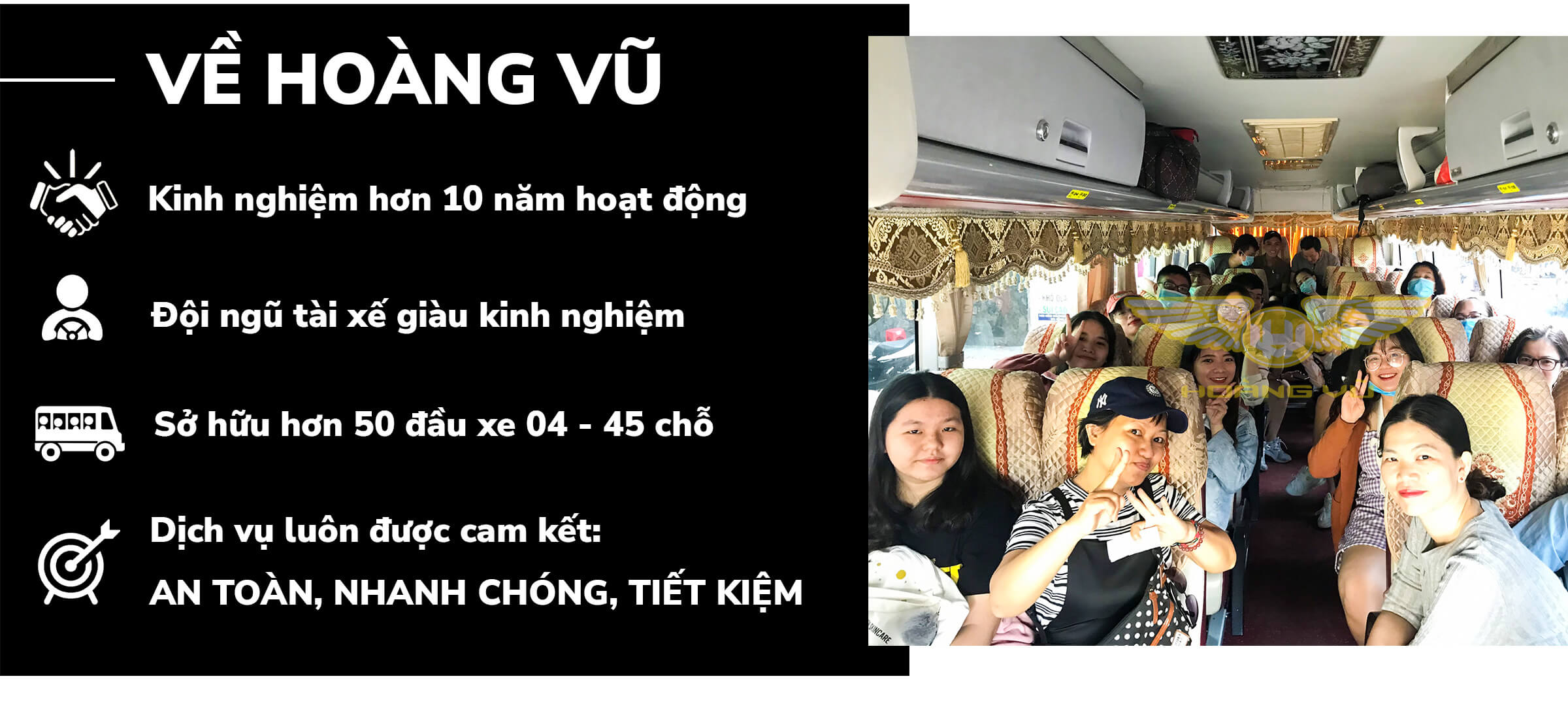 Thông tin khác về dịch vụ cho thuê xe Hoàng Vũ