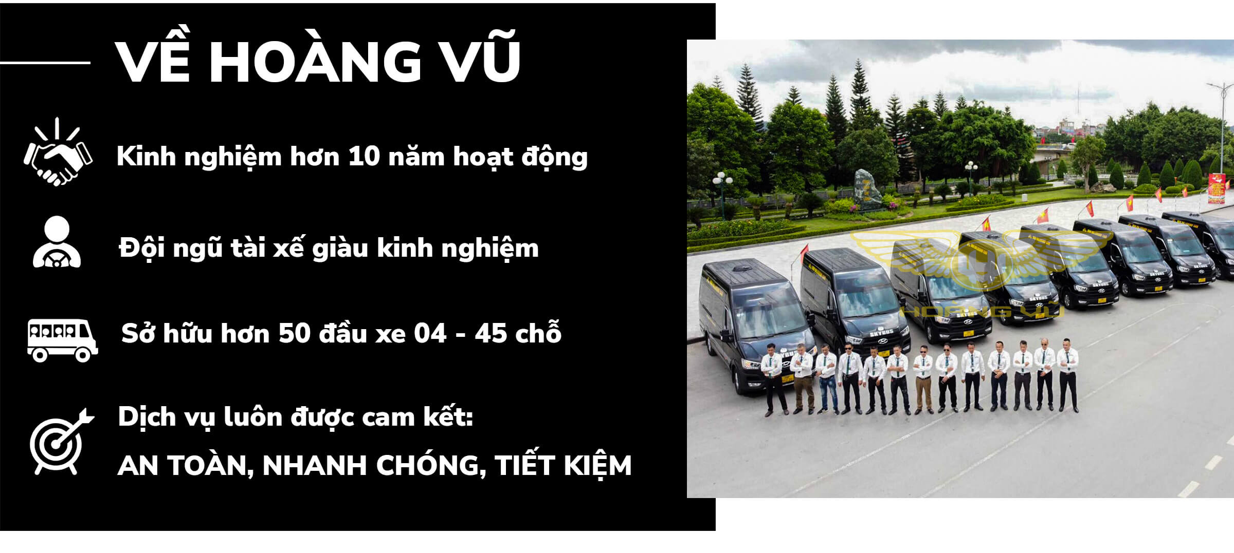 Thông tin khác về công ty cho thuê xe Hoàng Vũ